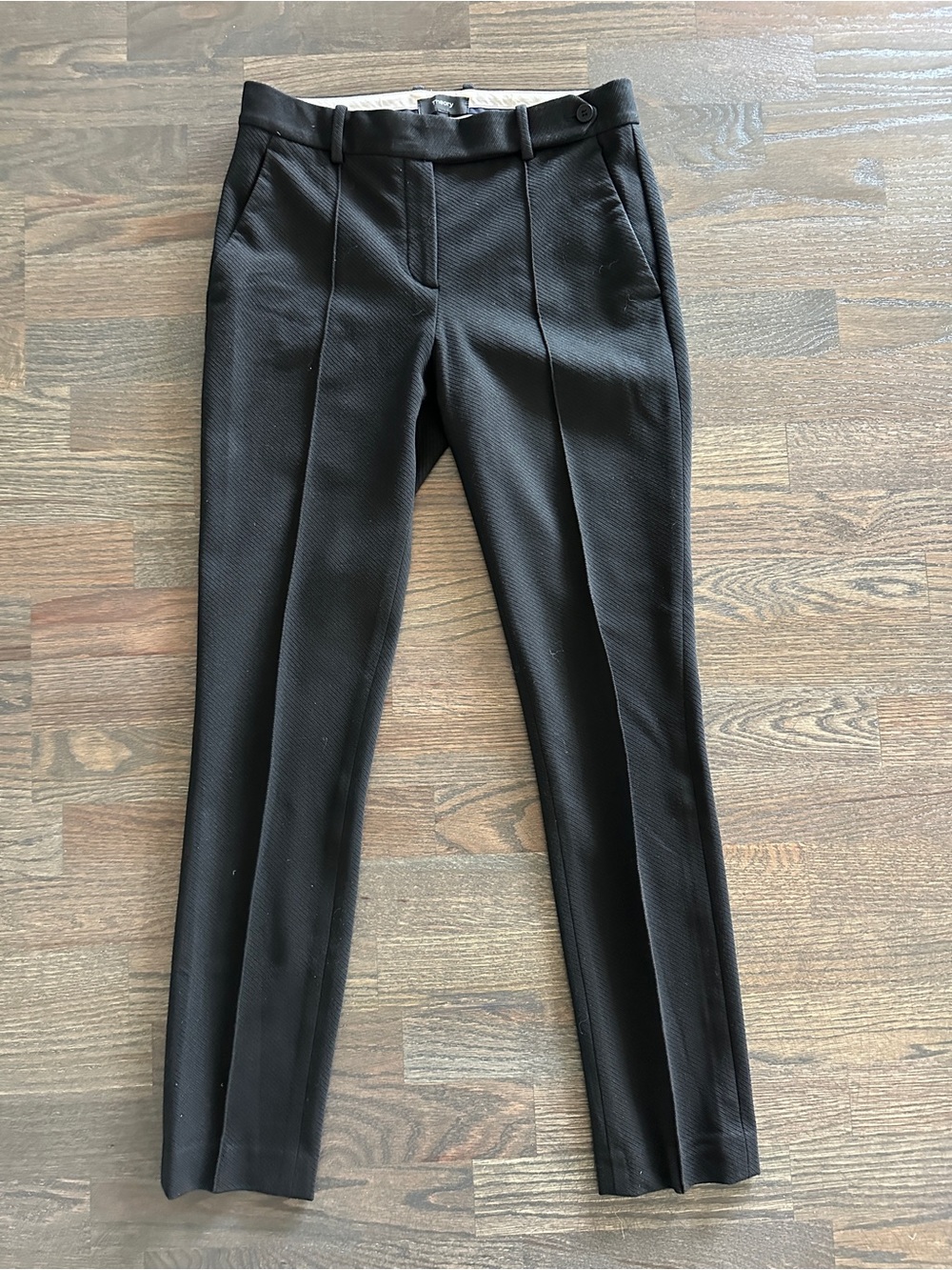 Theory Classic Black Tailored Women's Stetch Dress Pants w/Front Pleat - Picture 4 of 13